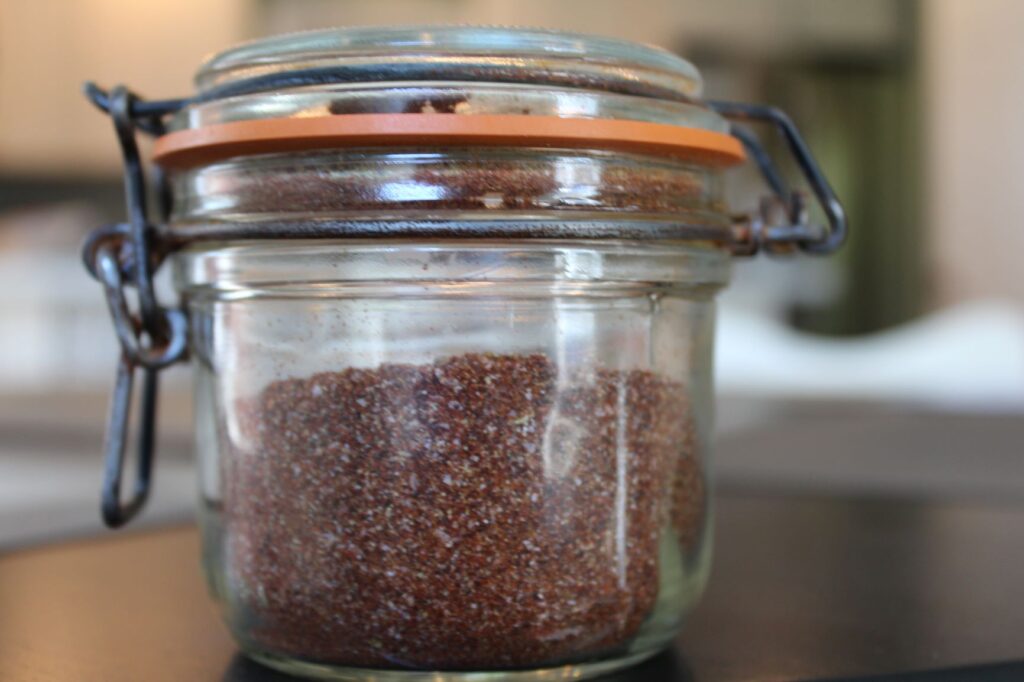 taco seasoning in a jar