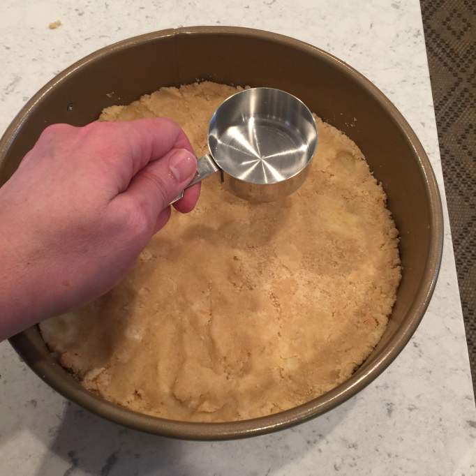 shortbread crust for lemon cheesecake