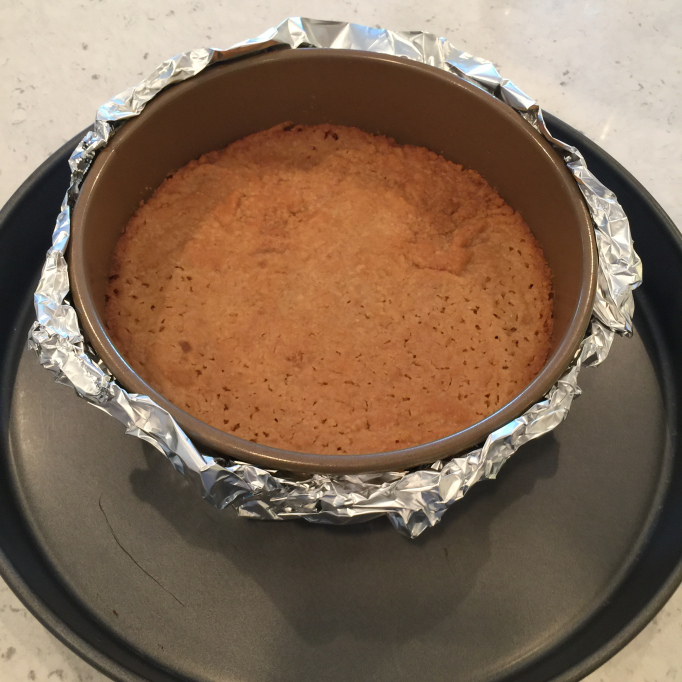 baked shortbread crust