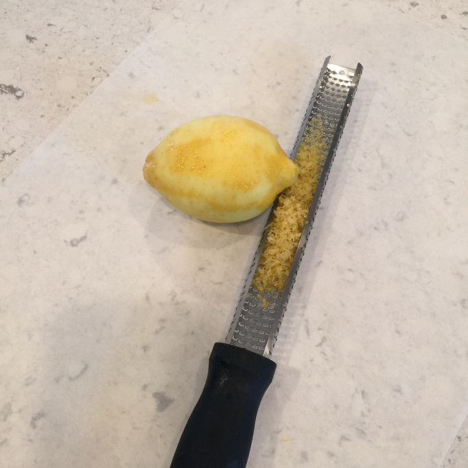 lemon with grater