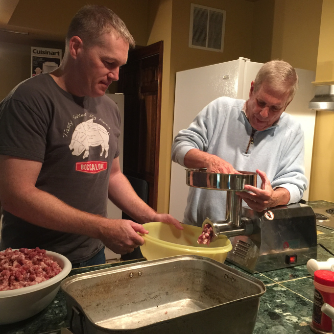 Uncle Frank Principe's pork Italian Sausage Recipe