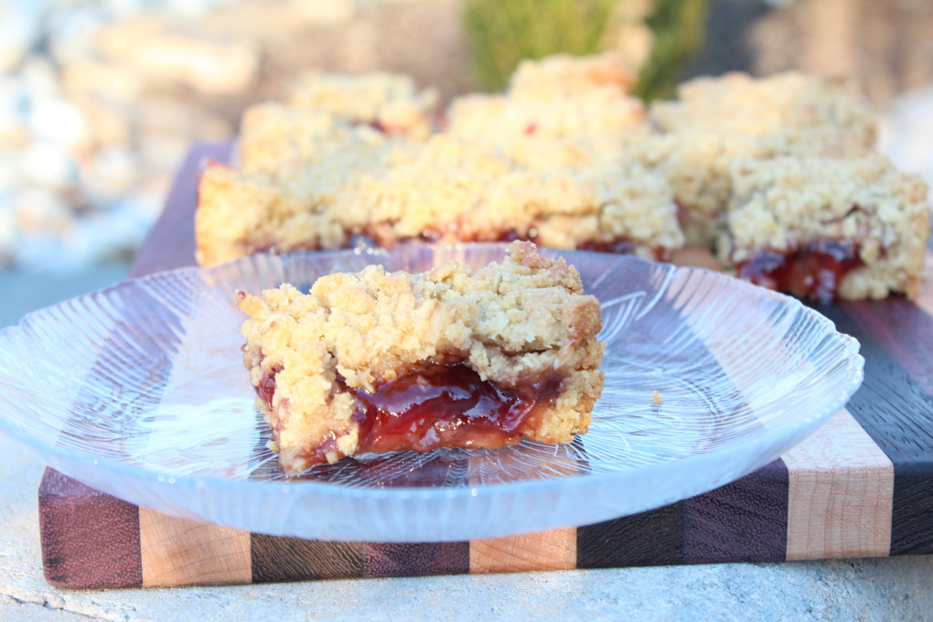 Berry Jam Crumble Bar Cookies