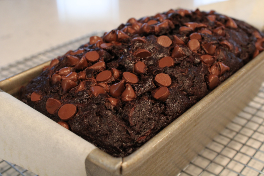 double chocolate zucchini cake