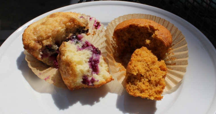 Pumpkin Muffins and Lemon Blueberry Muffins aka The Stories You Don’t Share With Your Children