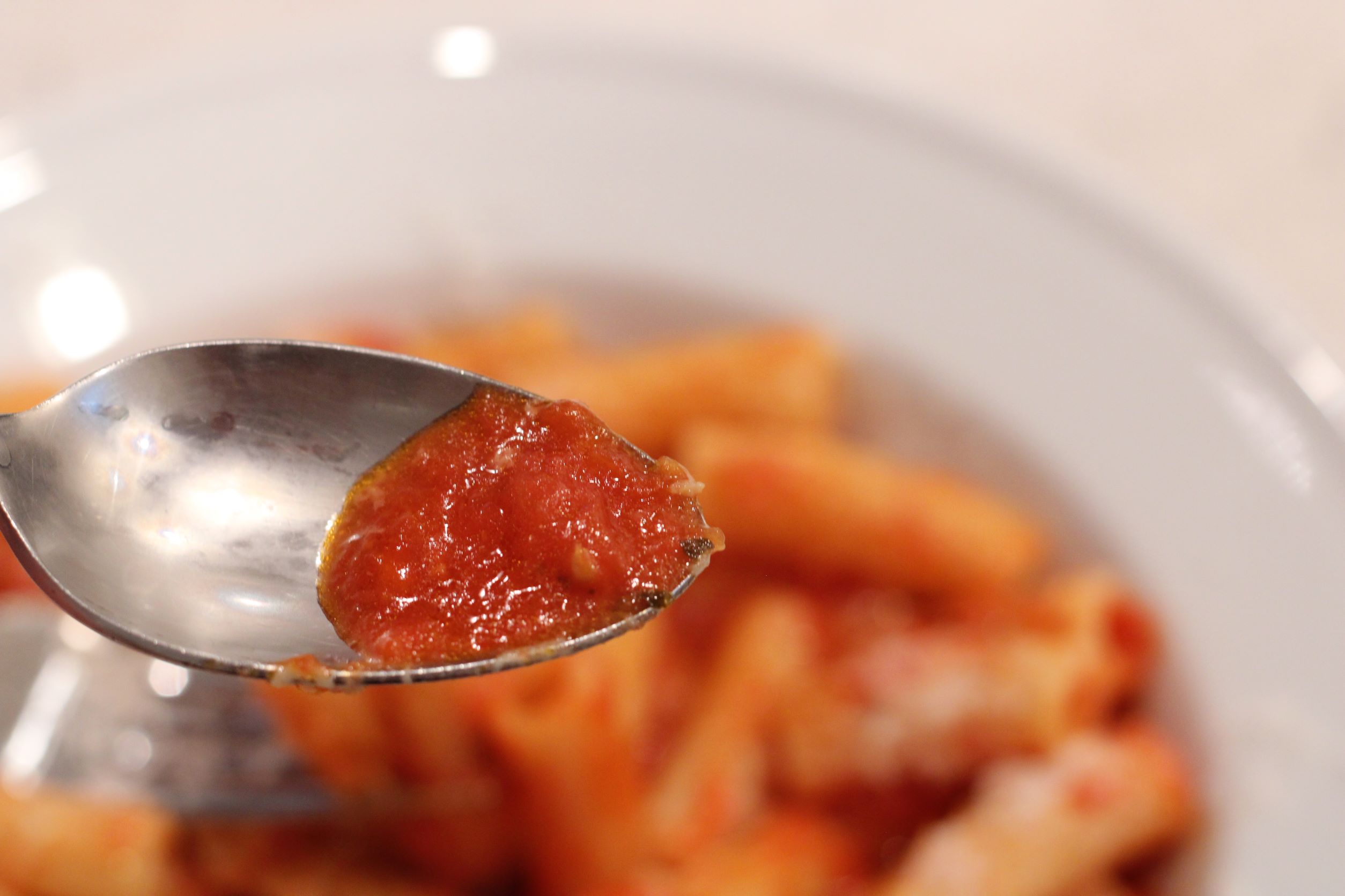 basic tomato sauce close up
